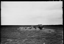 Hunebed Exloo-Noord (D30) op oude foto’s van het GIA